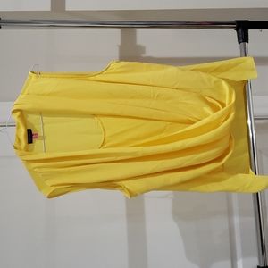 Vince Camuto Yellow Sleeveless Top, XL